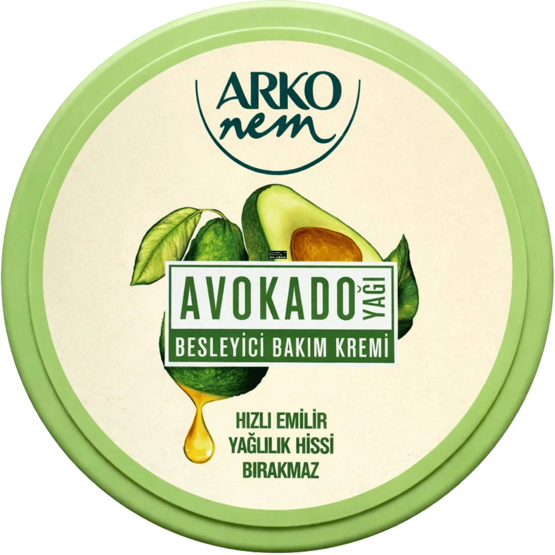 Arko Nem - Avocado Hand- & Körpercreme, Avokadolu Besleyici Bakım Kremi 250ml