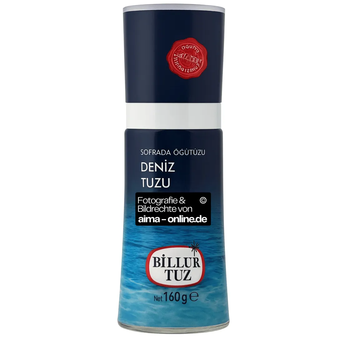 Billur Tuz -  Meersalz mit Mahlwerk 160g