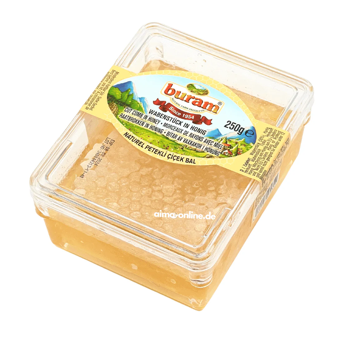 Buram Wabenstück in Honig 250g