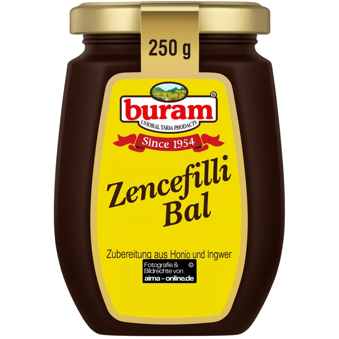 Buram - Zubereitung aus Honig und Ingwer, Zencefilli Bal 250g
