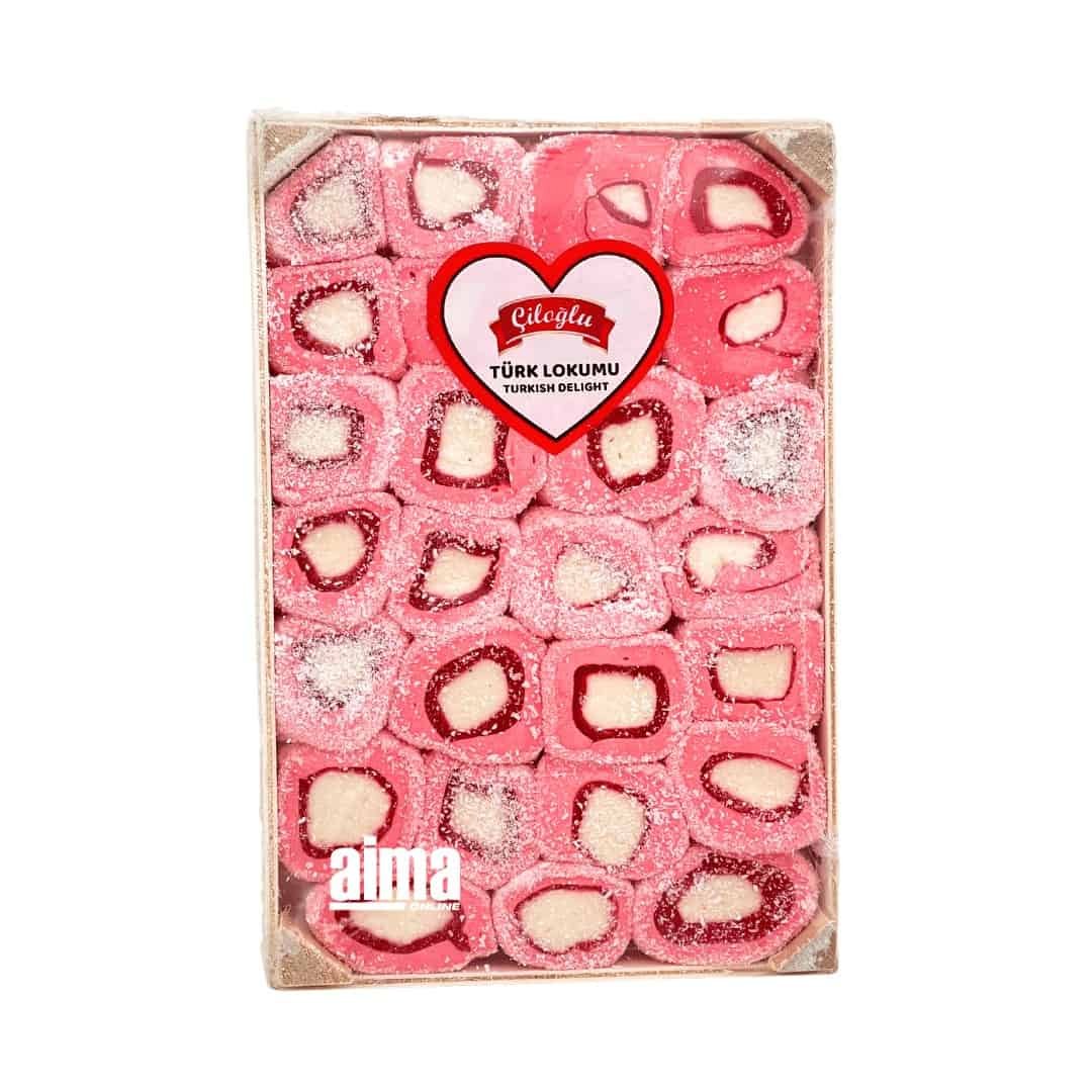 Ciloglu Türk Lokumu - Lokum mit Kokosraspeln und Granatapfelsirup 400g