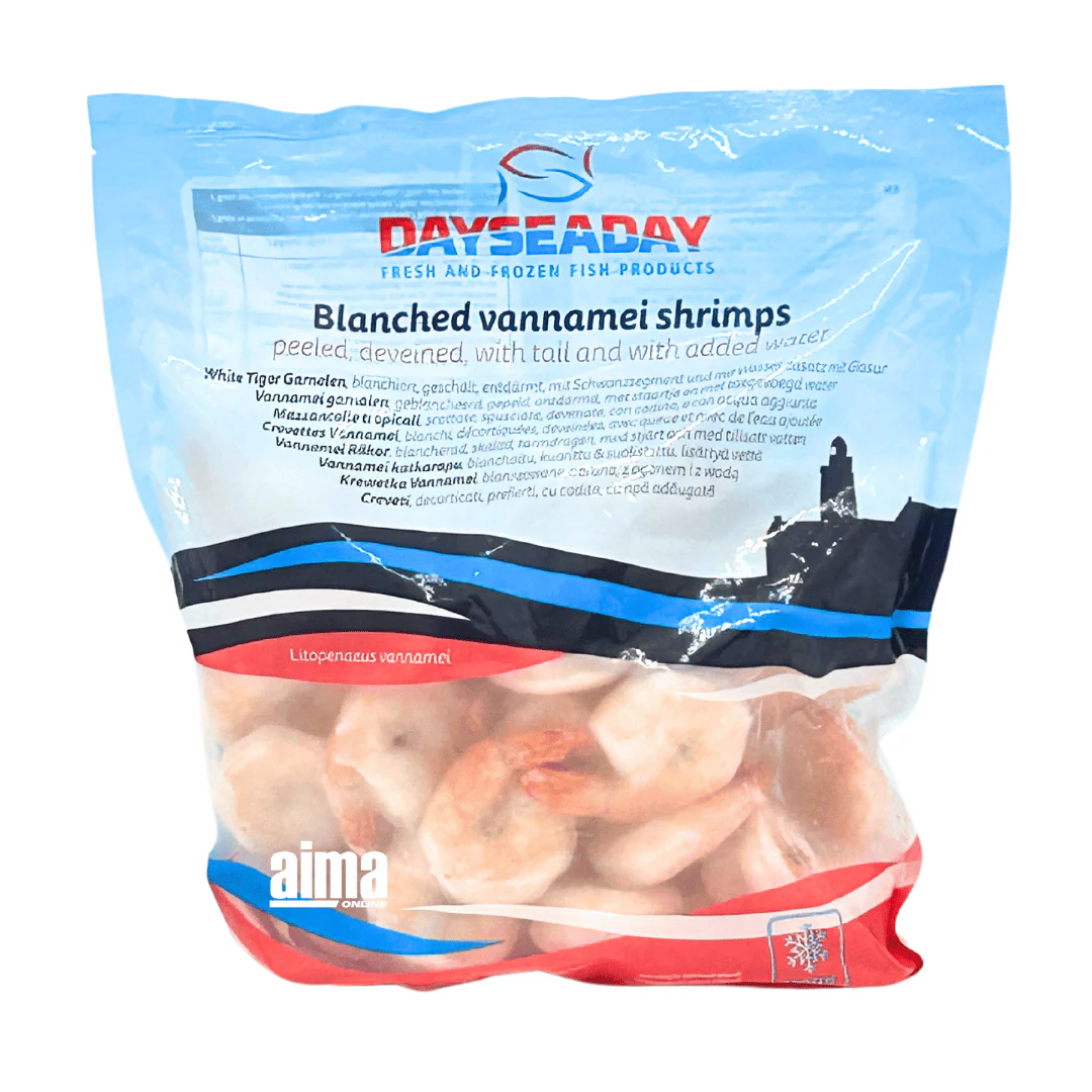 Dayseaday Blanched Vannamei Shirmps - blanchierte White Tiger Shrimps 700g