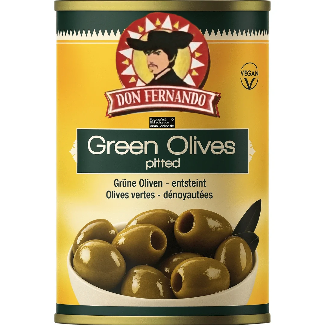 Don Fernando - Yeşil Zeytin, Grüne Oliven entsteint 350g
