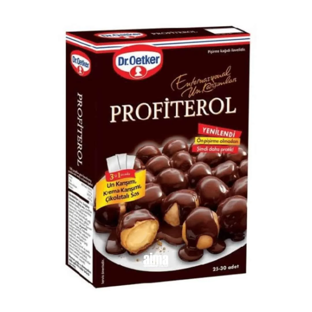 Dr. Oetker Profiterol - Windbeutelmischung mit Schokoladensauce 305g