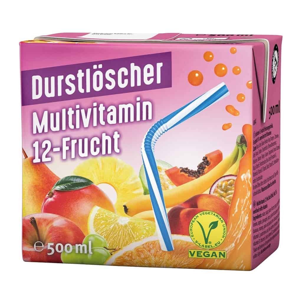 Durstlöscher Multivitamin 12 Frucht 500ml