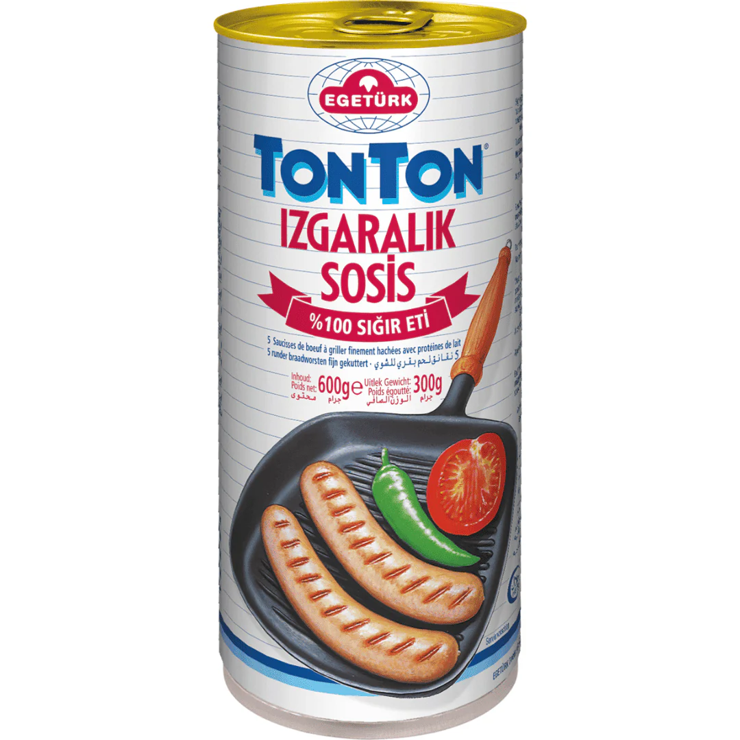 Egetürk Ton Ton Izgaralik Sosis - Rinds-Rostbratwürste 300g