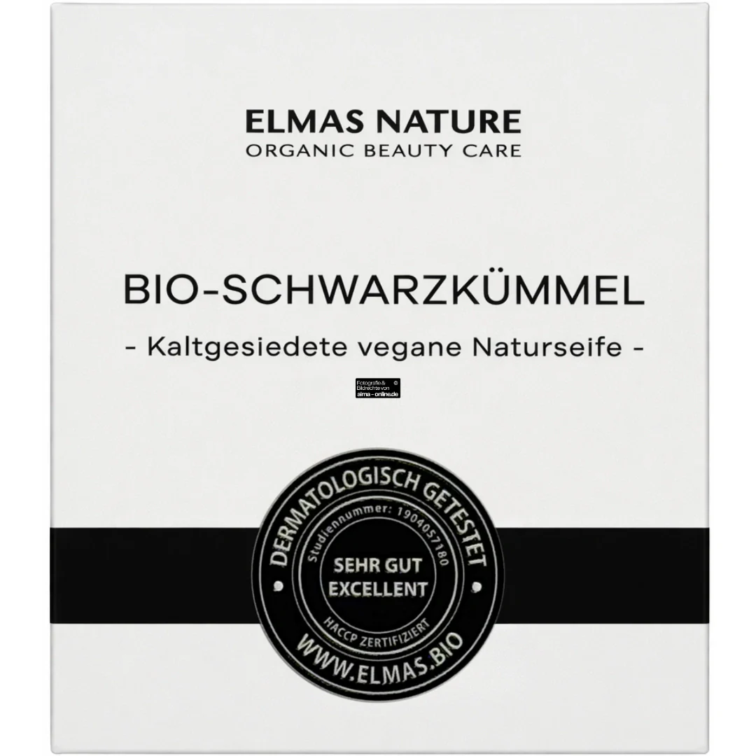 Elmas Nature Naturseife mit Schwarzkümmelöl 100g