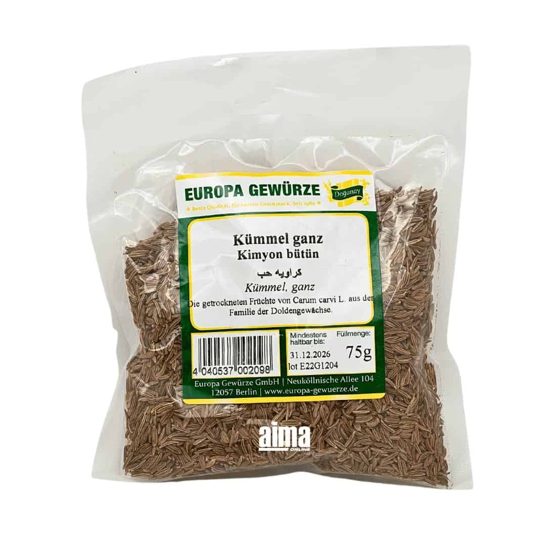 Europa Gewürze Kimyon bütün - Kümmel ganz 75g