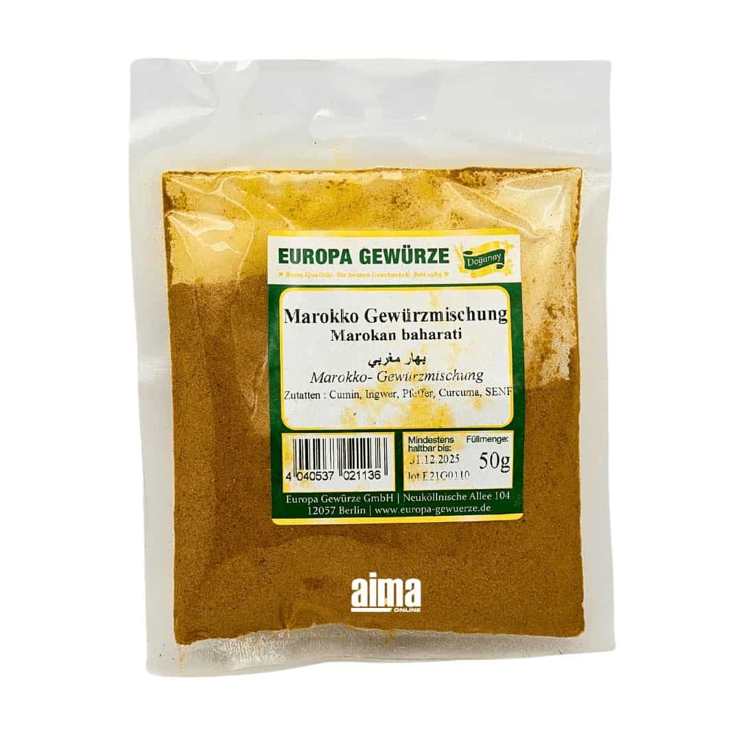 Europa Gewürze Marokan Baharati - Marokko Gewürzmischung 50g