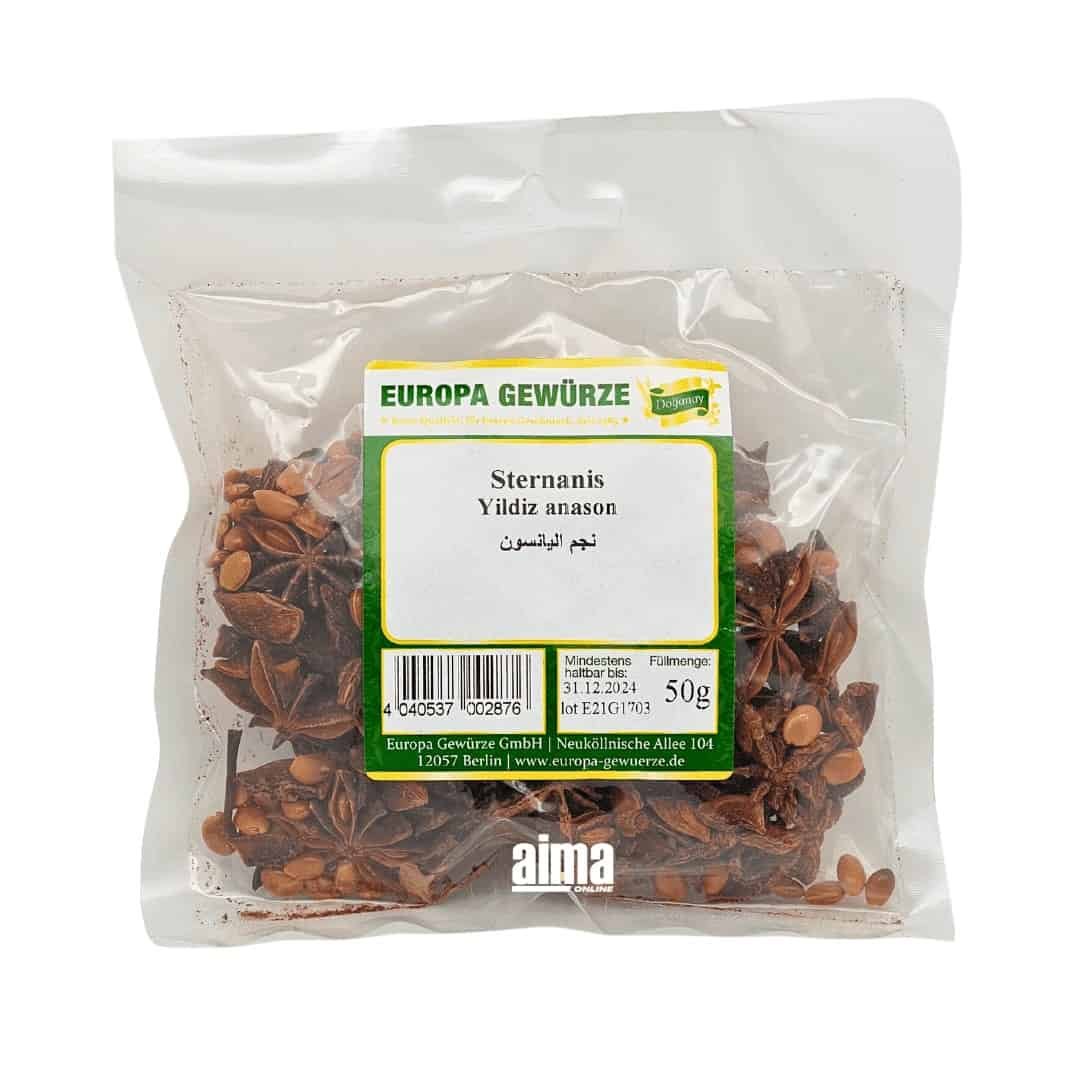 Europa Gewürze Yildiz Anason - Sternanis 50g