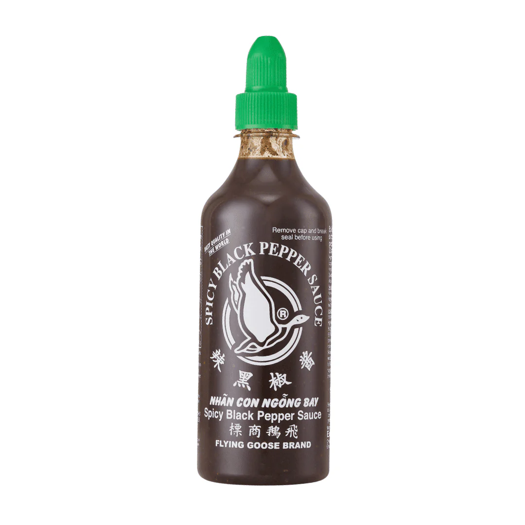 Flying Goose Brand Spicy Black Pepper Sauce - Pfeffersauce 455ml