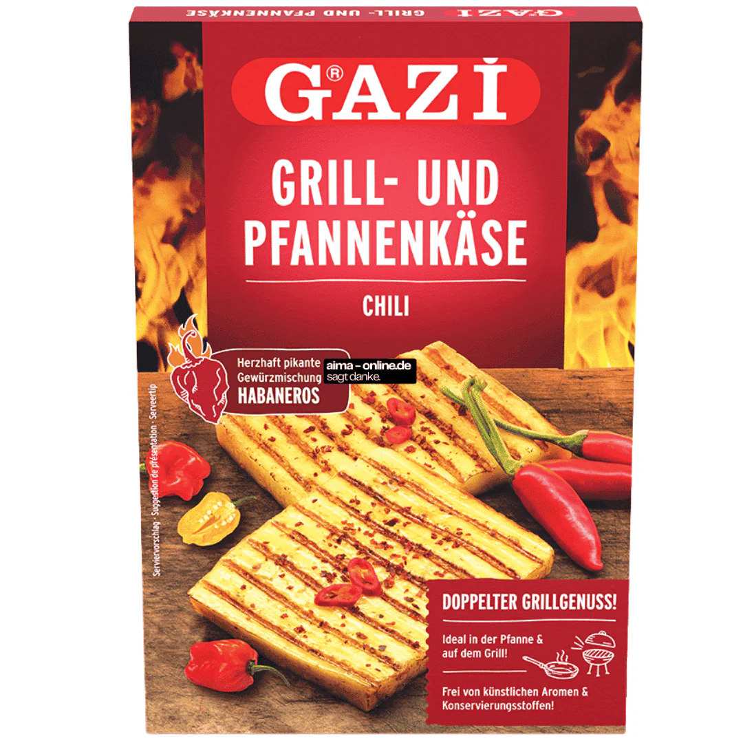 Gazi Grill- und Pfannenkäse Chili 200g
