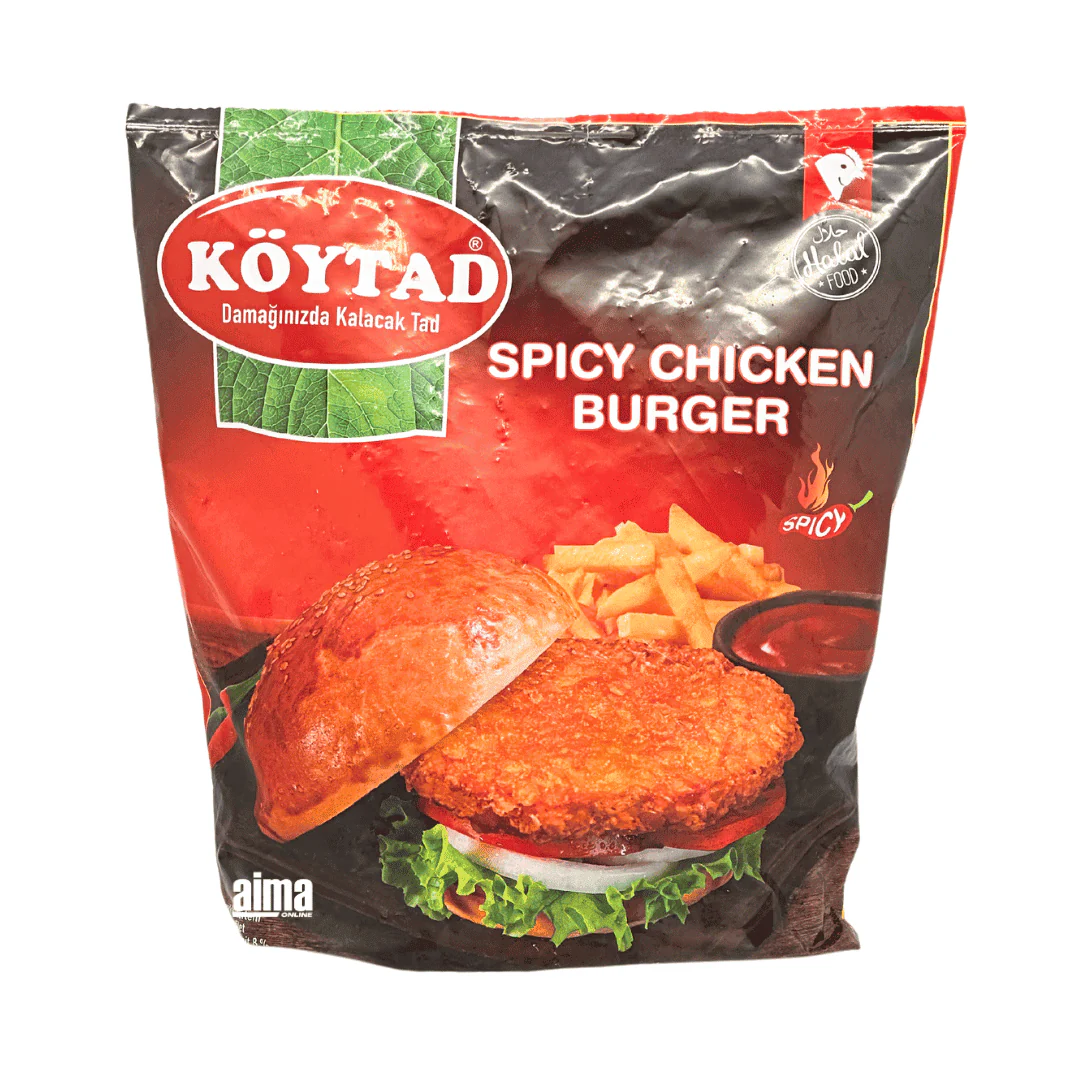 Köytad Spicy Chicken Burger - Pikante Hähnchenpatties 700g