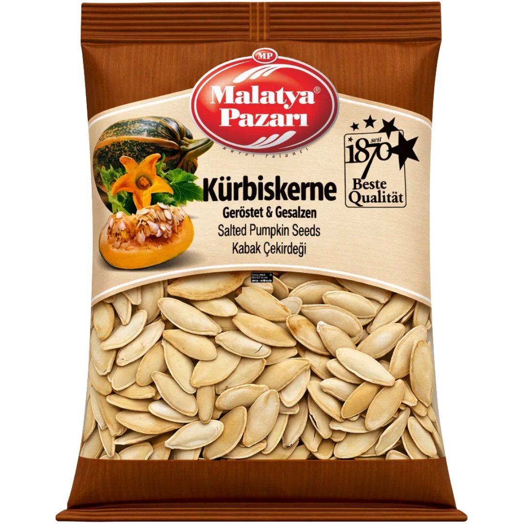 Malatya Pazari - Kürbiskerne geröstet & gesalzen, Kavrulmuş Tuzlu Kabak Çekirdeği 200g