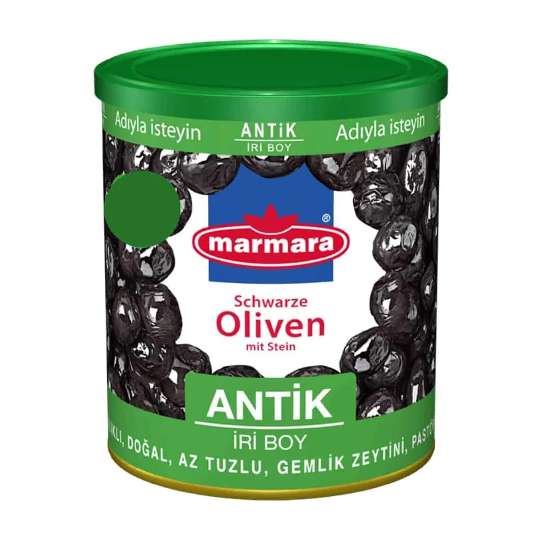 Marmara Antik Schwarze Oliven 800g