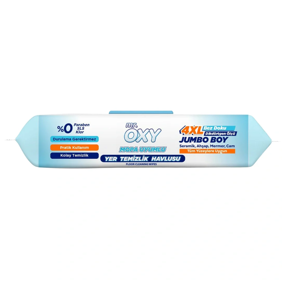 Mr. Oxy - Feuchttücher für Bodenreinigung 50 Stück