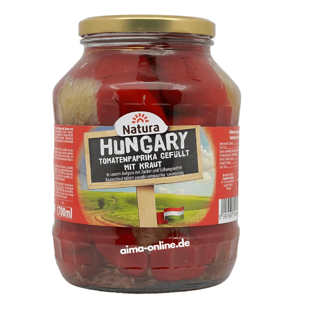 Natura Hungary Tomatenpaprika gefüllt 1550g