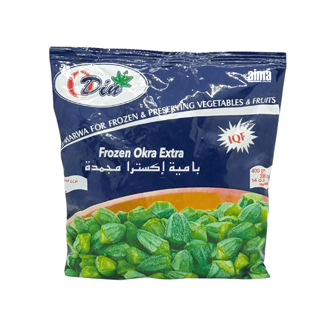 Odin Frozen Okra Extra - Gefrorene große Okraschoten 400g