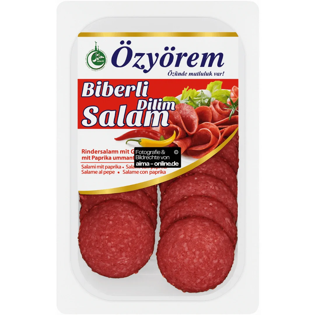 Özyörem - Rindersalami mit Geflügelfleisch mit Paprika ummantelt 80g