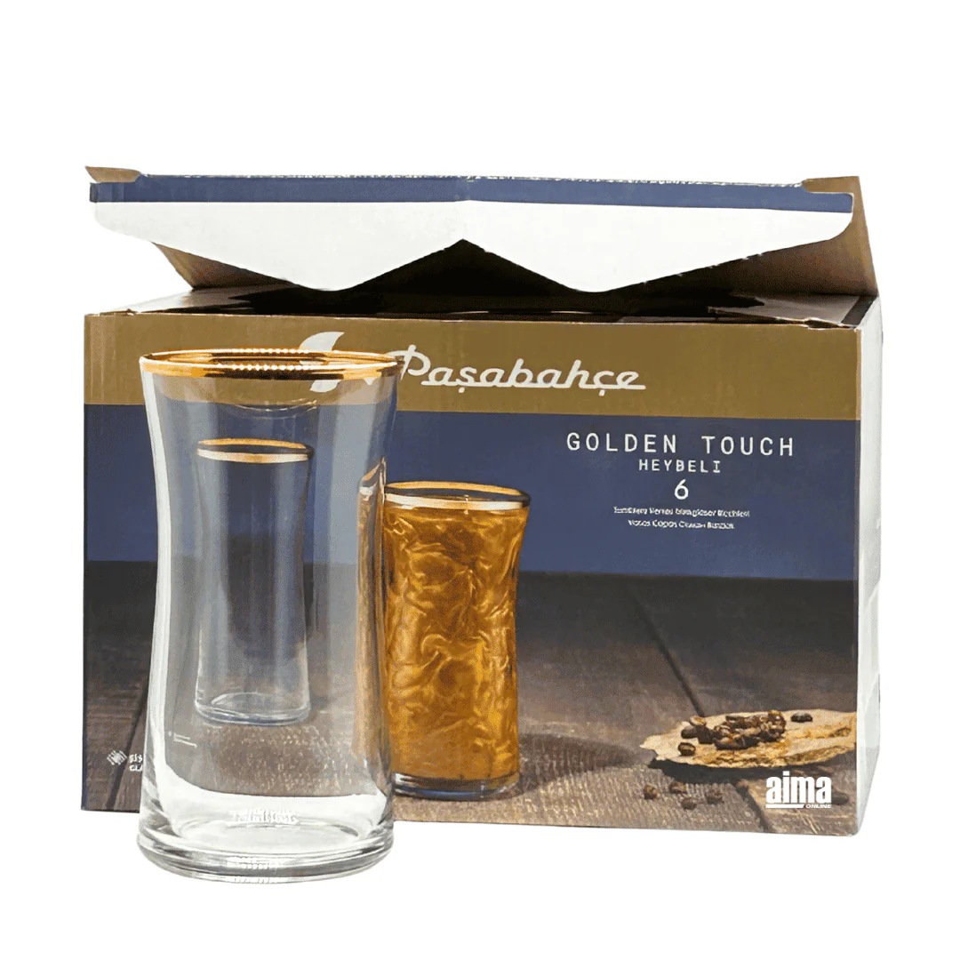 Pasabahce Golden Touch Heybeli - 6er Teegläser - Image 2