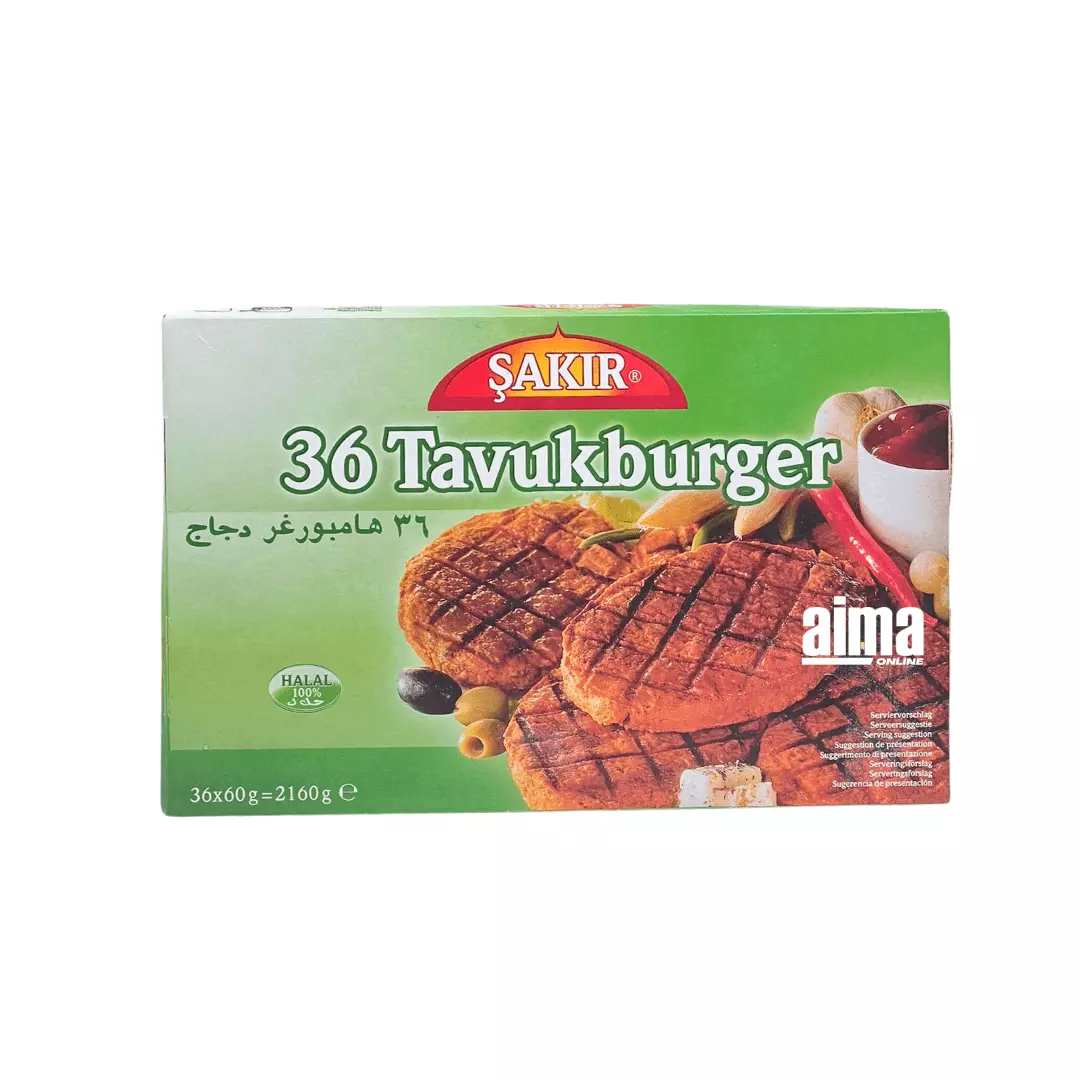 Sakir 36 Tavuk Burger - 36 Hähnchen Burger 2160g