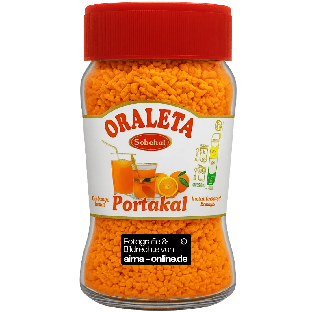 Sebahat - Oraleta Instantgetränk (Granulat) mit Orangengeschmack, Portakal Aromali Oralet 220g