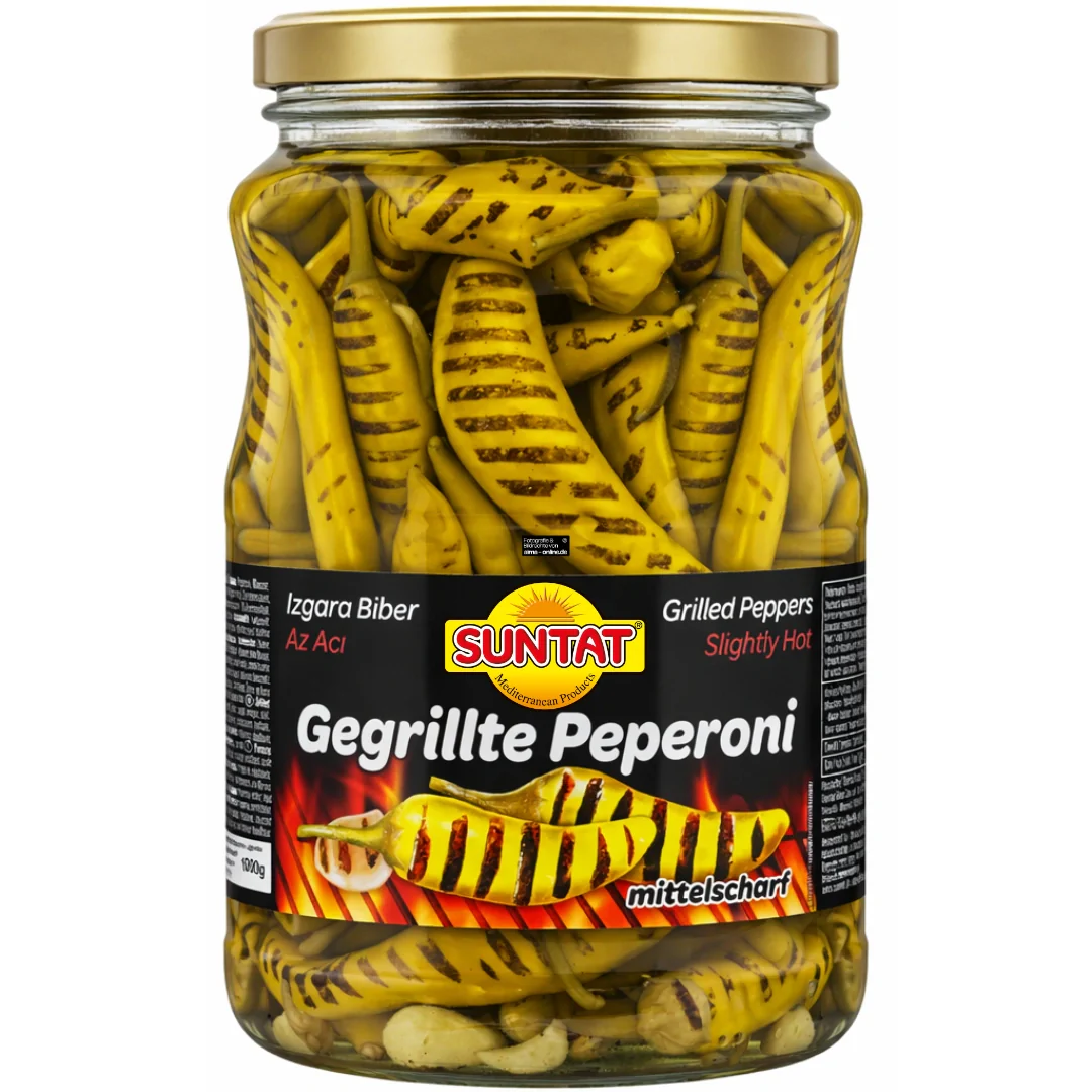 Suntat - Gegrillte Peperoni Mittelscharf, Az Acılı Izgara Biber 1550g