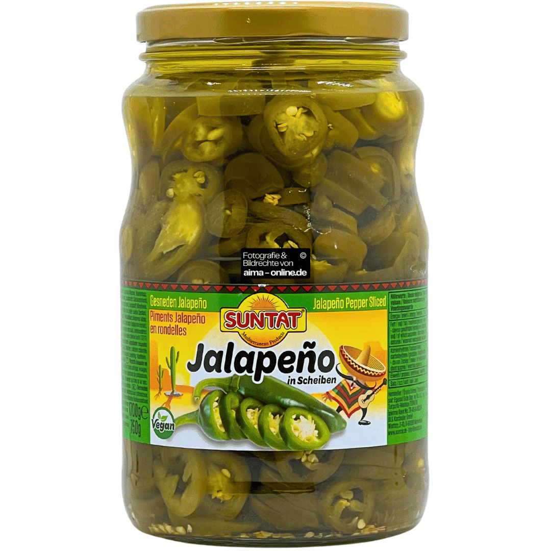 Suntat - Jalapeno in Scheiben (Gesneden Jalapeño) 1700g