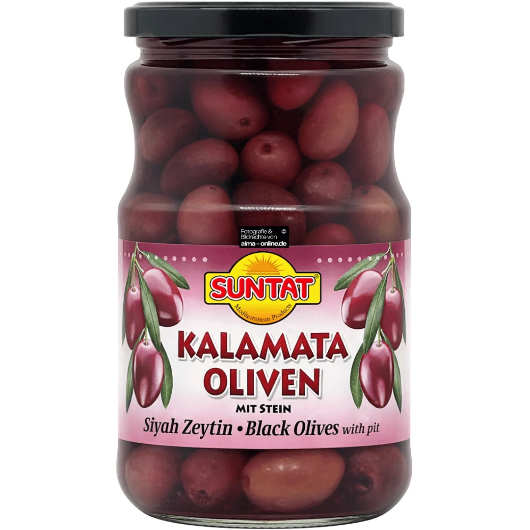 Suntat - Kalamat Siyah Zeytin, Kalamata Oliven 400g