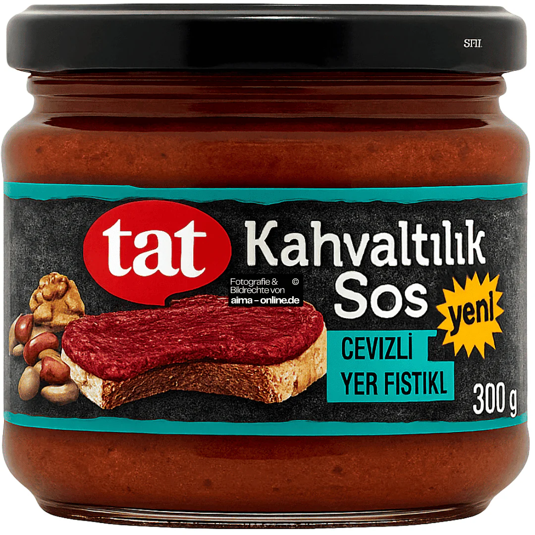 Tat - Frühstück Soße mit Walnuss und Erdnuss, Kahvaltilik Sos Cevizli ve Yer Fistikli 300g