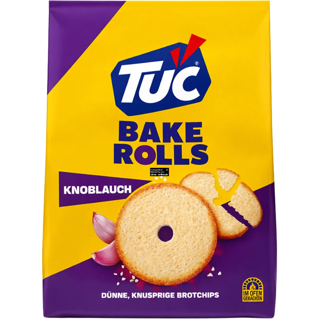 Tuc - Bake Rolls Knoblauch 150g
