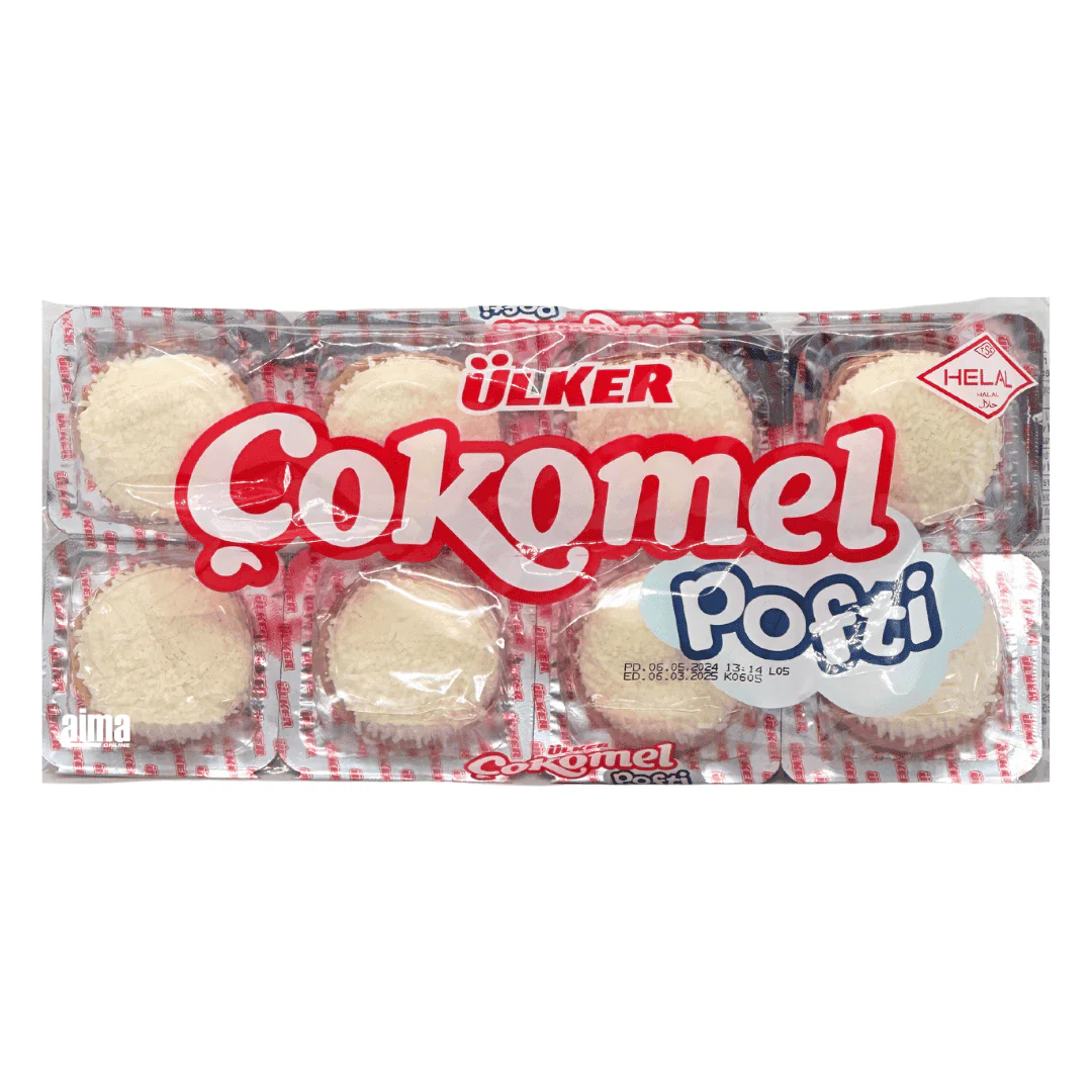 Ülker - Cokomel Pofti mit Kokosraspeln 8er pack 8x18g