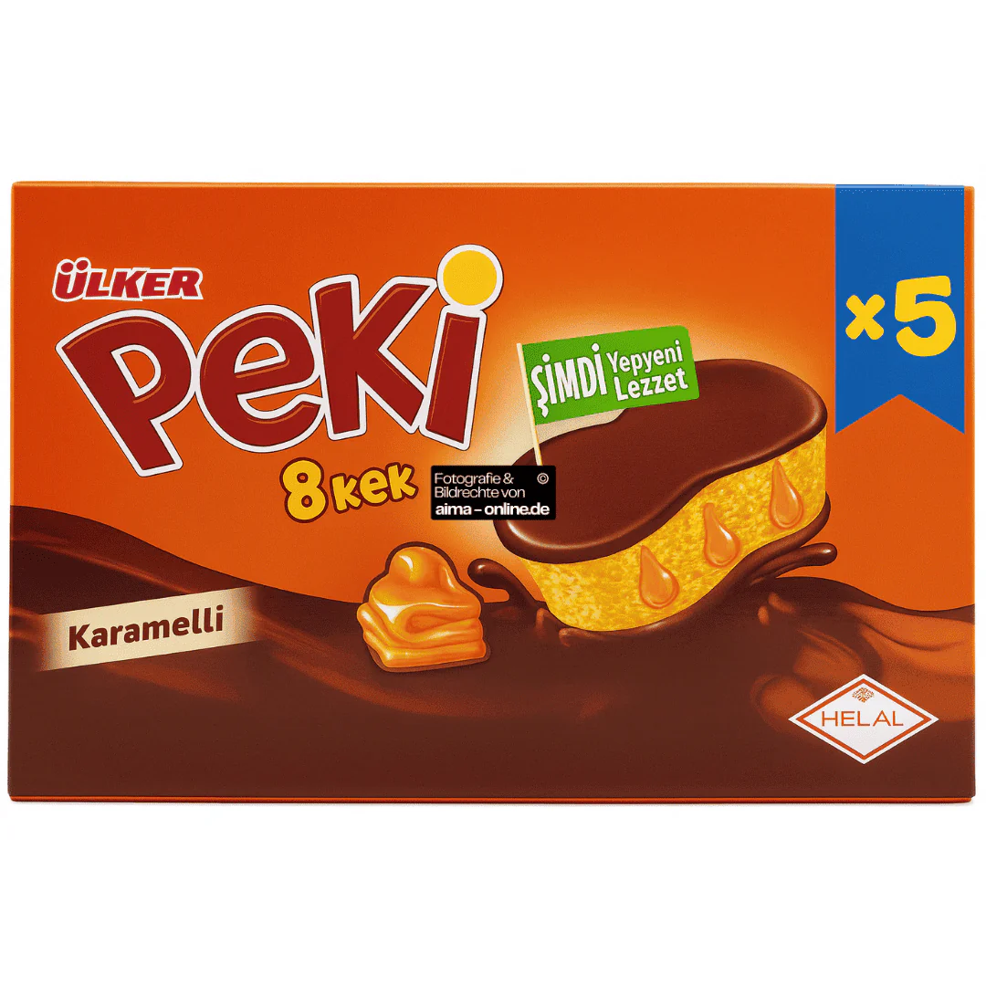 Ülker - Peki 8 Kek Karamell, Karamelli 5er 5x42g