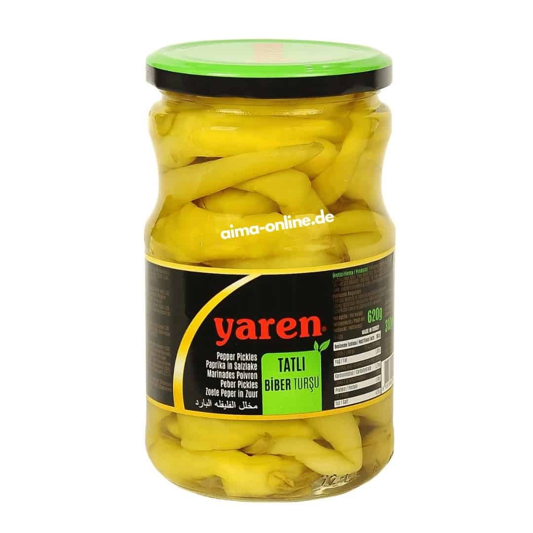 Yaren Tatli Biber Tursusu - Süße Peperoni 620g